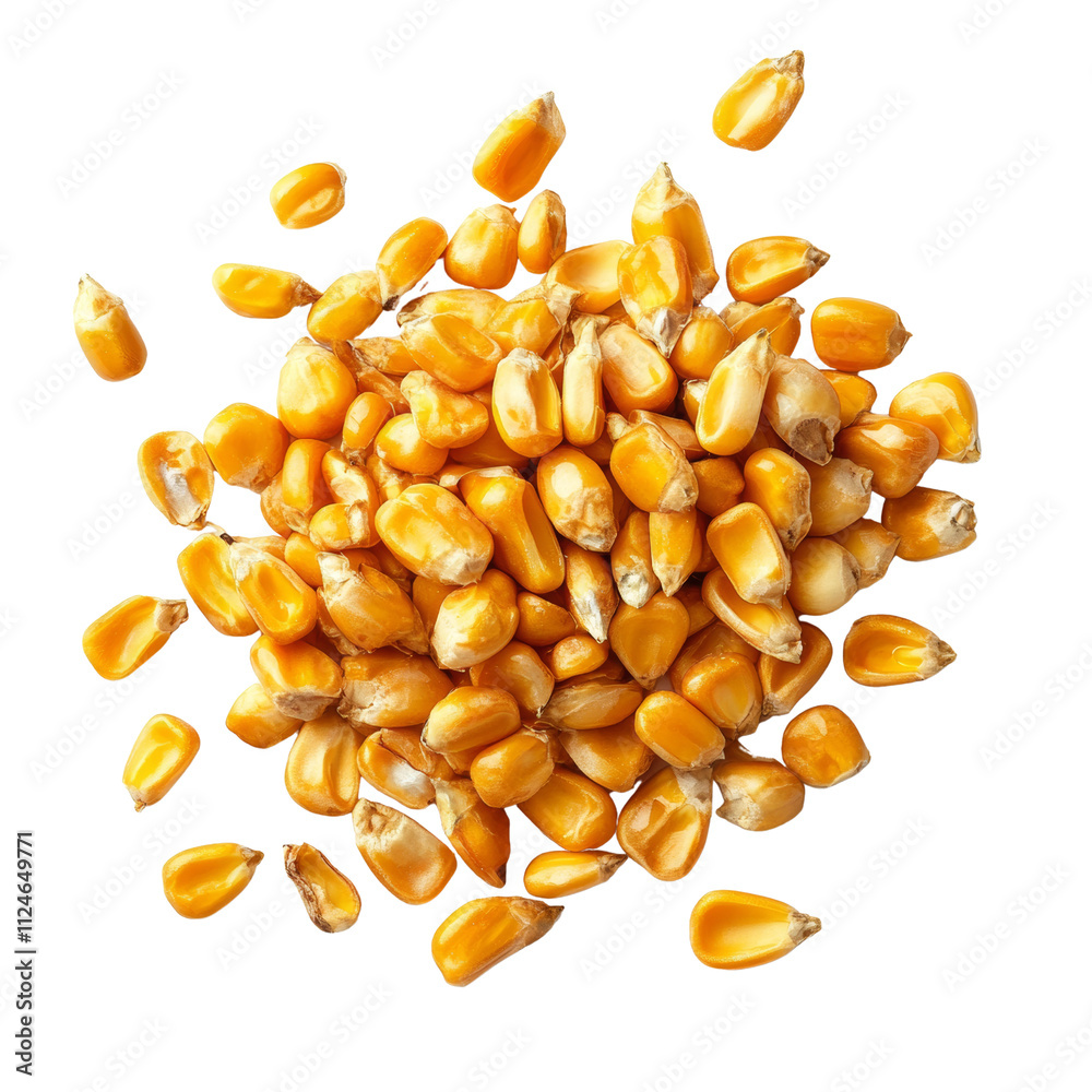 Poster corn seed isolated on transparent background
