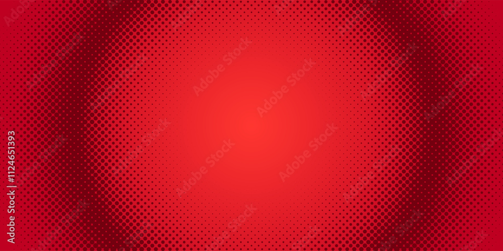 Poster red abstract background with wavy lines. dynamic effect. vector illustration
