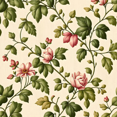 seamless pattern with flowers
