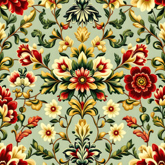 seamless pattern with flowers
