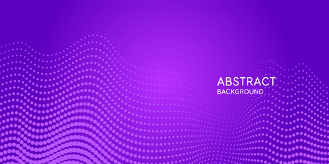 Futuristic Abstract Background with Dots. Motion Vector Illustration. Futuristic Technology Style