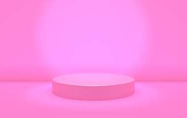 Pink Background stage 3D