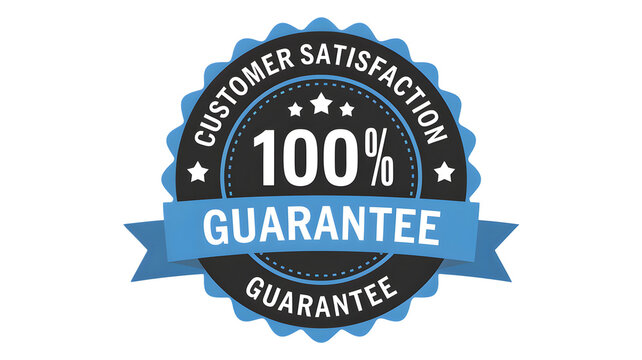 100% Customer Satisfaction Guarantee Badge