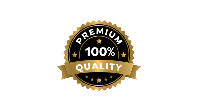 Premium 100% Quality Gold Seal Badge