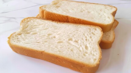 Slice of Wheat Bread Isolated on White Background, Nutritious and Versatile Loaf for Daily Meals and Snacks.