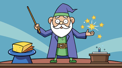 rendering of wizard controlling magic