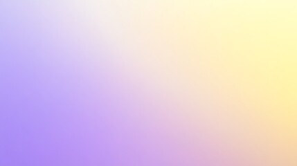 Soft gradient background in purple, yellow and pink.