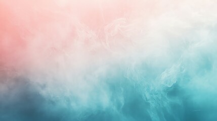 Fototapeta premium Abstract pink, white and blue cloudy background with a soft dreamy feel.