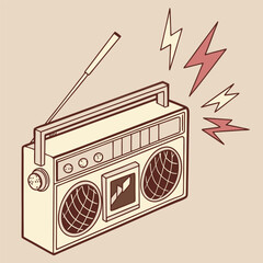 Resonance of Glass The Shattered Sound Radio Illustrator Artwork