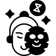 Collagen Mask Icon