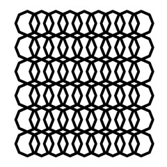 Geometric ornament of circles pattern, doodle hand-drawn