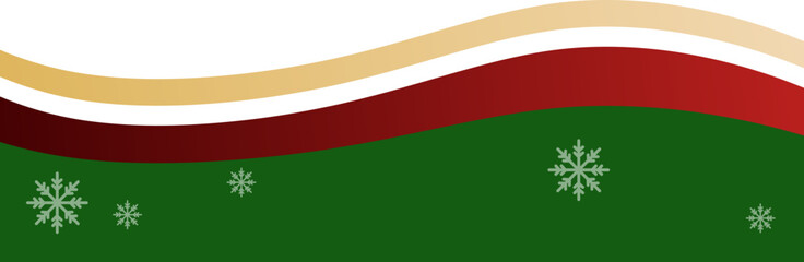 Christmas Wave Footer Gradient
