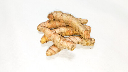 Ginger isolated white background