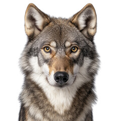 Fototapeta premium Majestic Wolf Portrait, Wild Animal Face | Wildlife Portraits