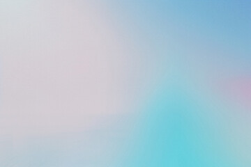 Turquoise and white soft grainy texture, abstract blur gradient design for backgrounds and wallpapers