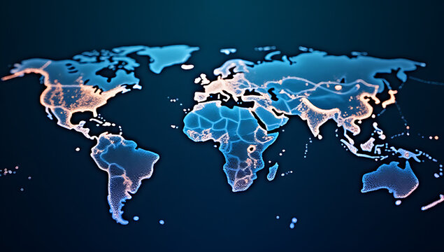 obal communication technology connects people worldwide through a network of internet, telecommunication, cryptocurrency, and blockchain systems._00001_