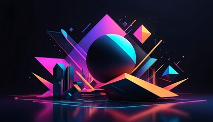 Bold Metallic Textured Artwork