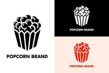 popcorn, popcorn bags, box, kernel, snacks, movie, cinema, entertainment, food, popcorn shop logo, vectors