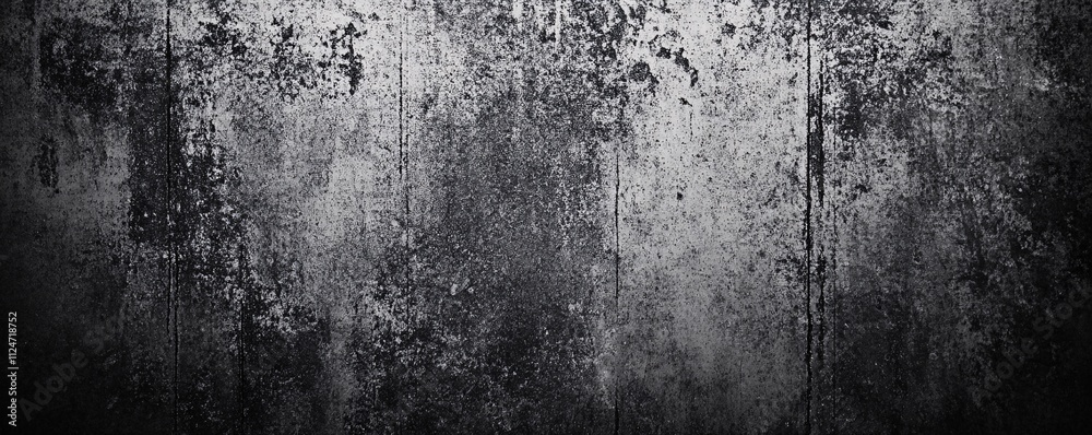Poster dark grunge concrete wall creating dramatic background texture