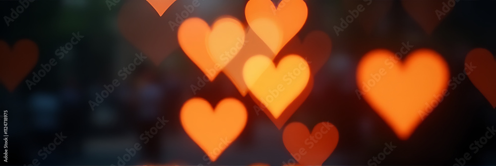 Aufkleber Illuminated shapes blur together in a dynamic composition of abstract light that creates a sense of movement and visual interest instantly._00001_