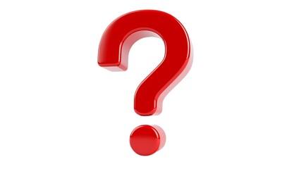 red question mark