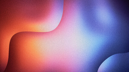 vibrant abstract background featuring a blend of red, orange, and blue hues with a soft gradient...