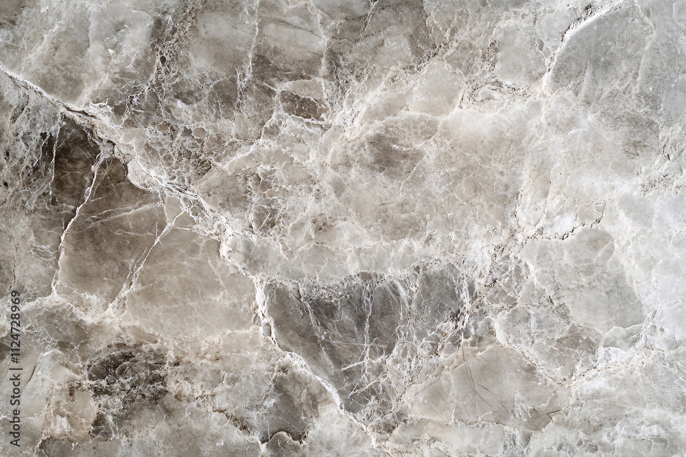 Poster Grey marble stone showing unique veining and texture for background or tile design