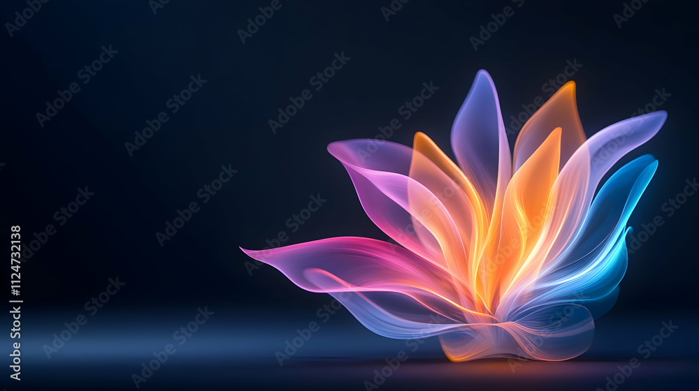 Fototapete new year card for the year 2025 with beautiful background. a happy new year is in the center of atte
