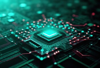 Fototapeta premium electronic circuit board