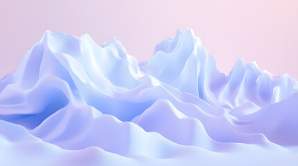 Obraz premium Blue and White Gradient 3D Wavy Background for Conference, Featuring Keynote Speakers and Event Details.