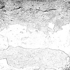 Rough black and white texture vector. Distressed overlay texture. Grunge background. Abstract textured effect. Vector Illustration. Black isolated on white background. EPS10