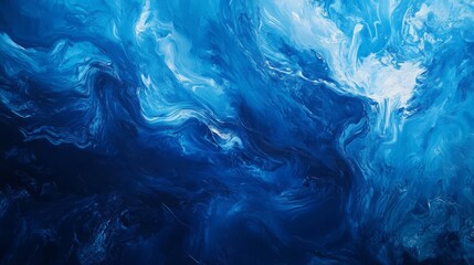 Abstract 3D blue illustration