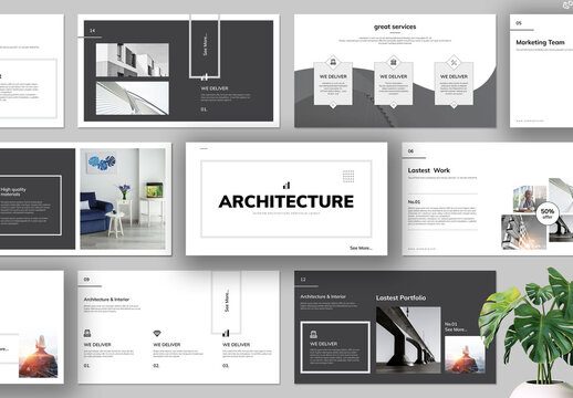 Interior Architecture Presentation Layou