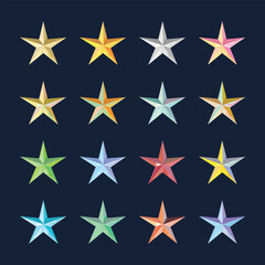 Fototapeta premium star vector full color for decoration holiday