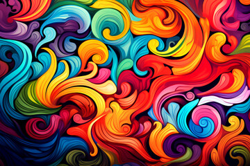 Obraz premium color pattern background