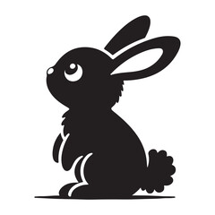 Elegant Rabbit Silhouette Designs for Crafts and Artwork.