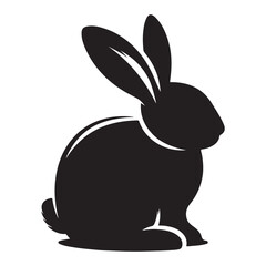  Unique Rabbit Silhouette Art for T-Shirts and Print.