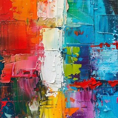 Fototapeta premium Abstract background oil painting picture wallpaper art decor design colorful print 