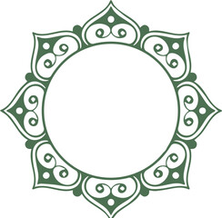 Beautiful flower art and mandala vector design
