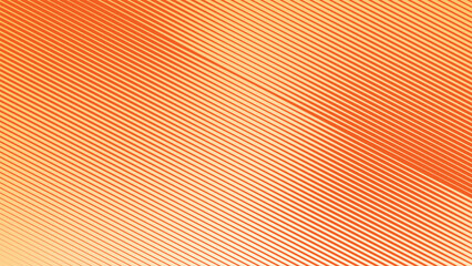 Orange diagonal line stripes abstract background pattern for backdrop or presentation