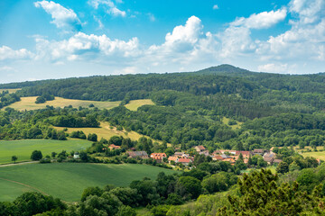 Rural landscape of Central Bohemian Uplands