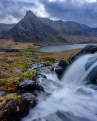 Tryfan and the Afon Lloer, Eyri/Snowdonia National Park, Wales