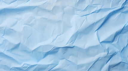 Obraz premium Blue crumpled paper texture background