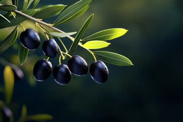 Glossy Olives botanical Artwork