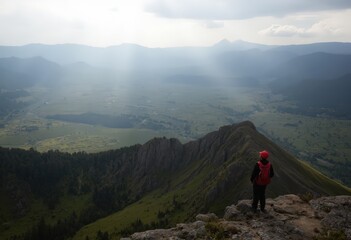 Obraz premium hiking in the mountains