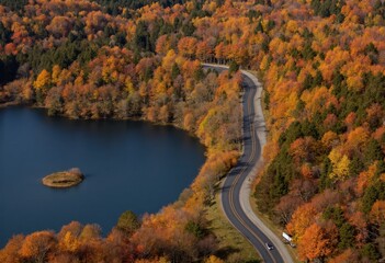 Obraz premium autumn in the mountains