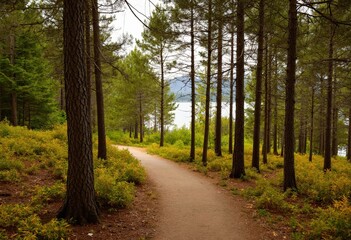 Obraz premium path in the woods