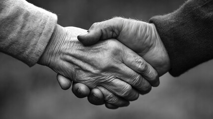 Nonverbale Kommunikation mit H&auml;nden, Hand geben unterschiedliche Arten sich zu Begr&uuml;&szlig;en, Generative AI