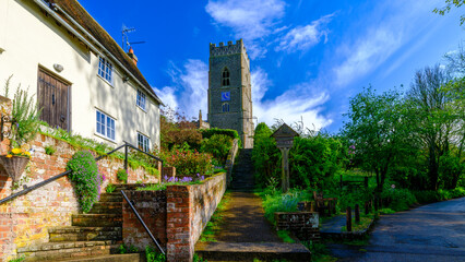 St Mary's Church in Kersey, Suffolk