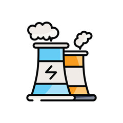 Power Plant vector icon